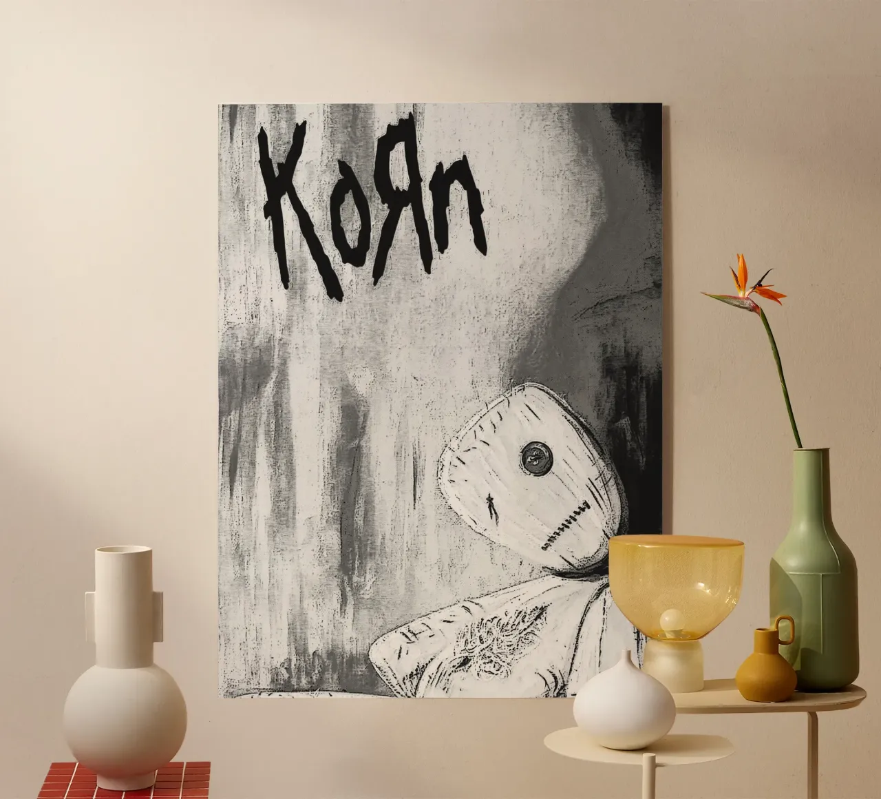 art du groupe korn plexiglas de vanhesling