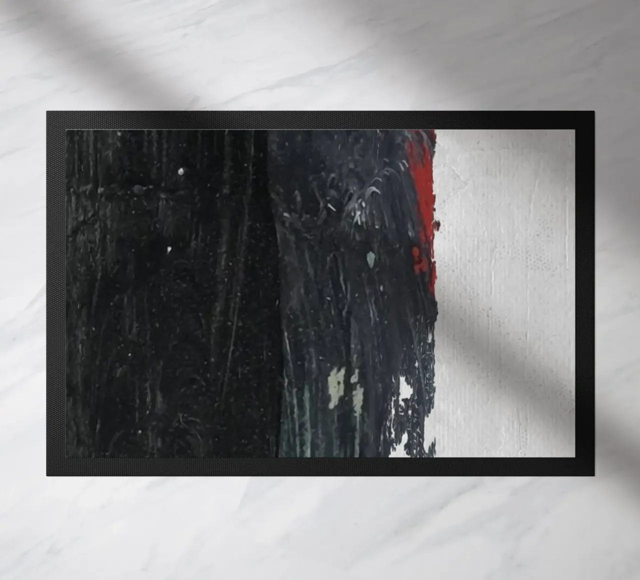 abstract texture black and red zerbino da vintageshop