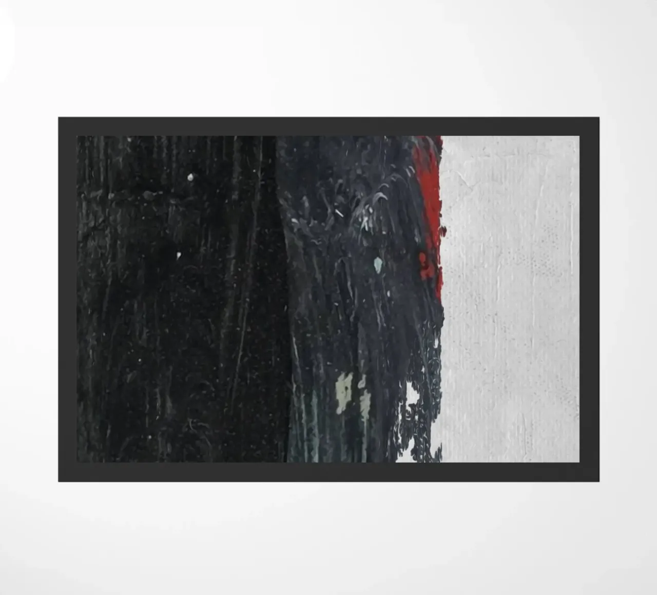 abstract texture black and red zerbino da vintageshop