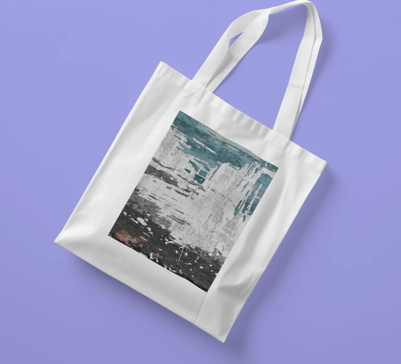 abstract texture splash borsa in juta da vintageshop