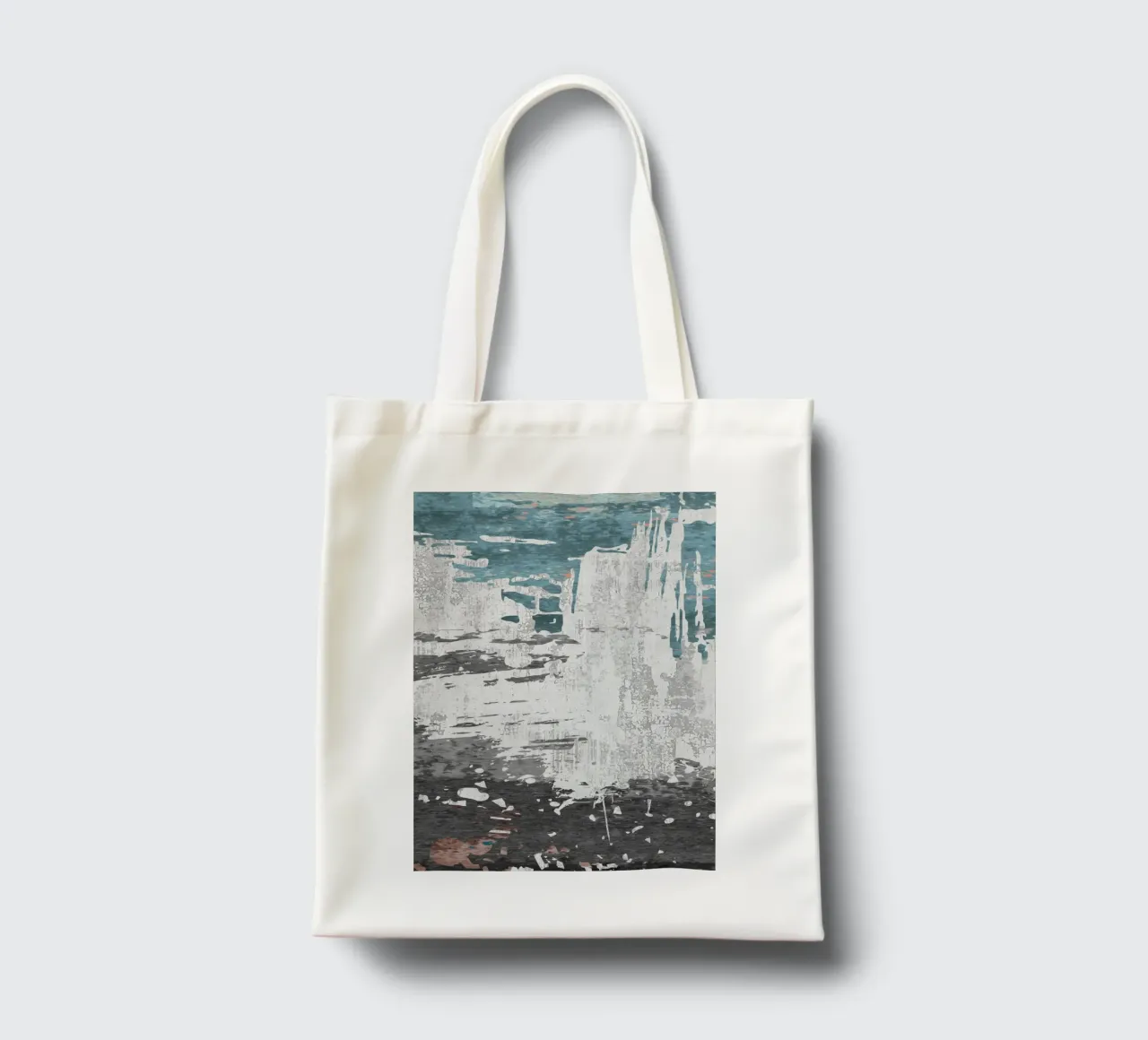 abstract texture splash borsa in juta da vintageshop