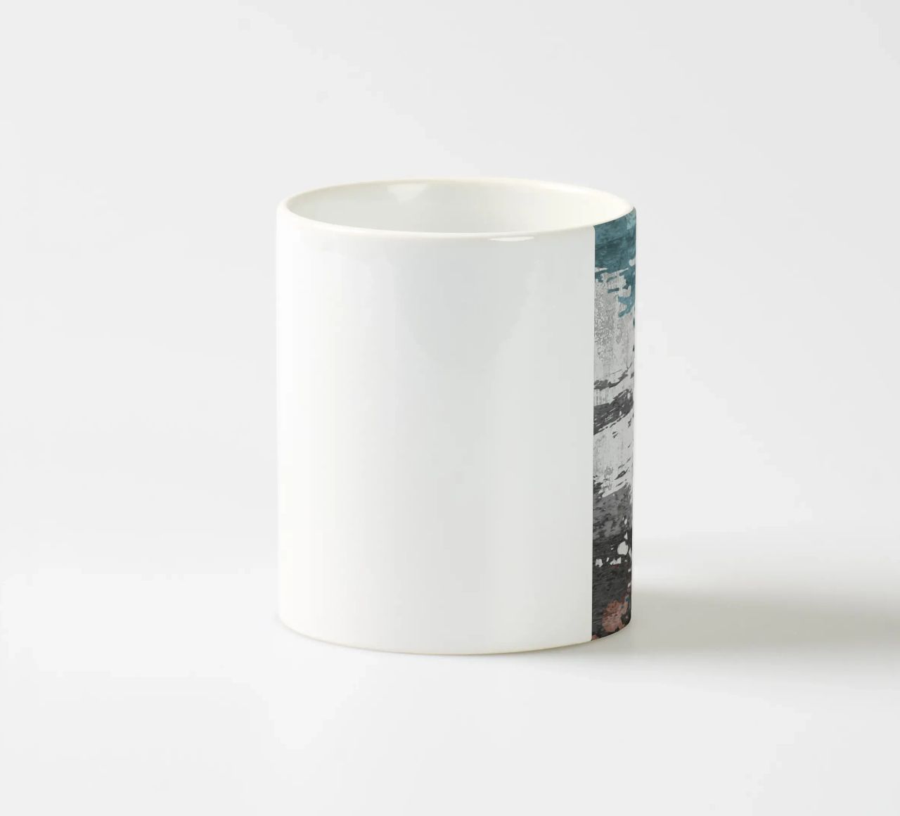 abstract texture splash tazza in ceramica da vintageshop
