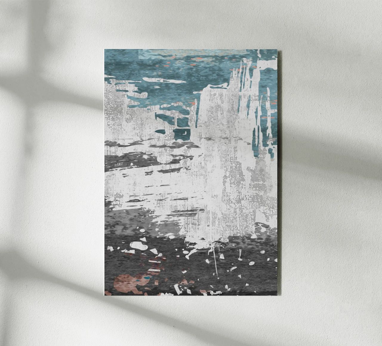 abstract texture splash alluminio dibond da vintageshop