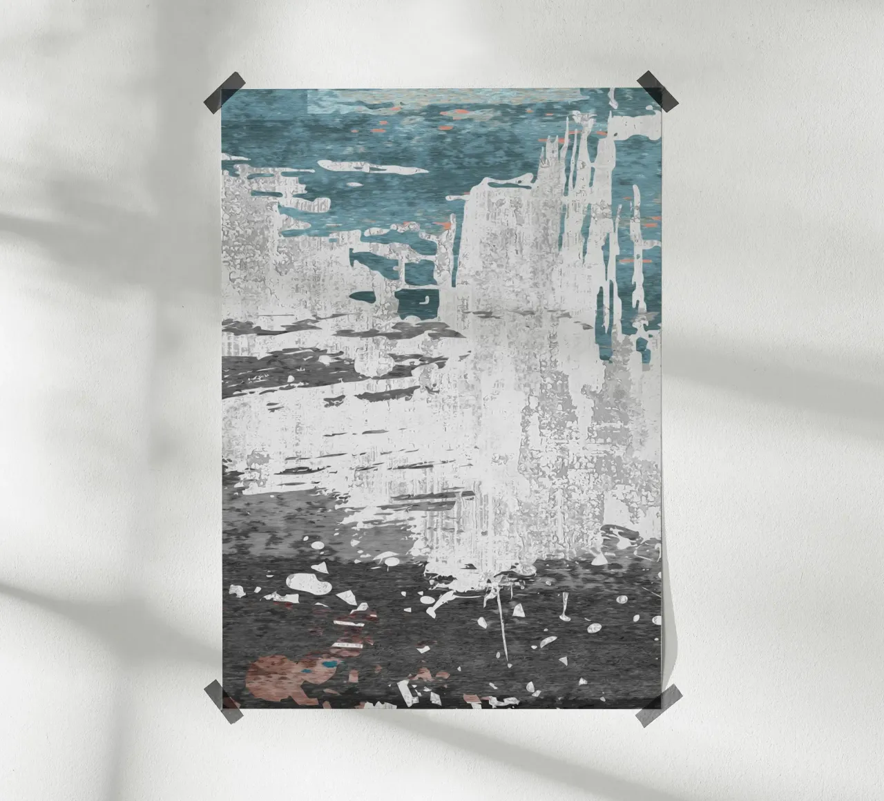 abstract texture splash poster da vintageshop