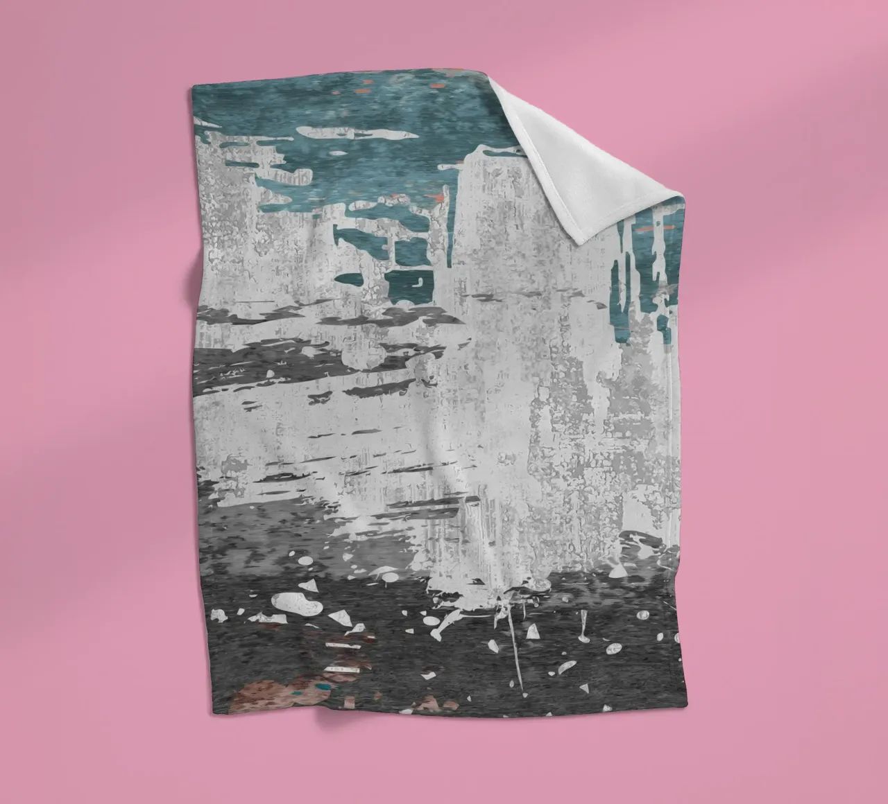 abstract texture splash coperta in pile da vintageshop