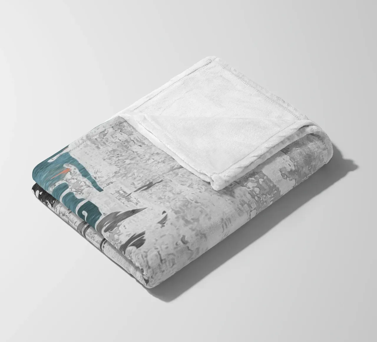 abstract texture splash coperta in pile da vintageshop