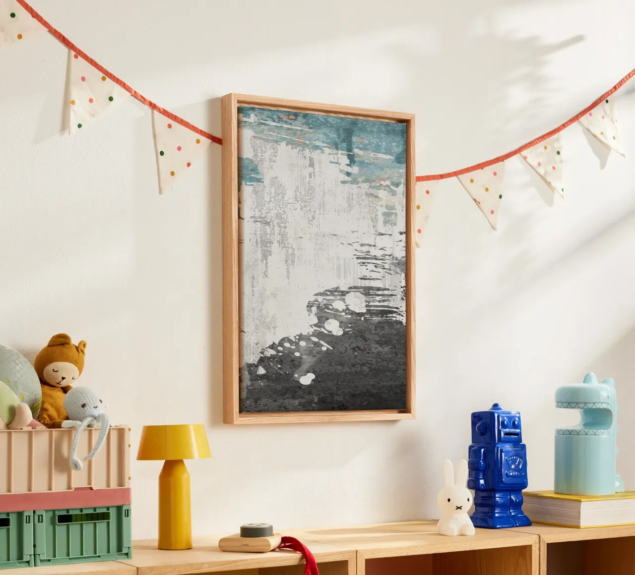 abstract texture fresh tela con Cornice a cassetta da vintageshop