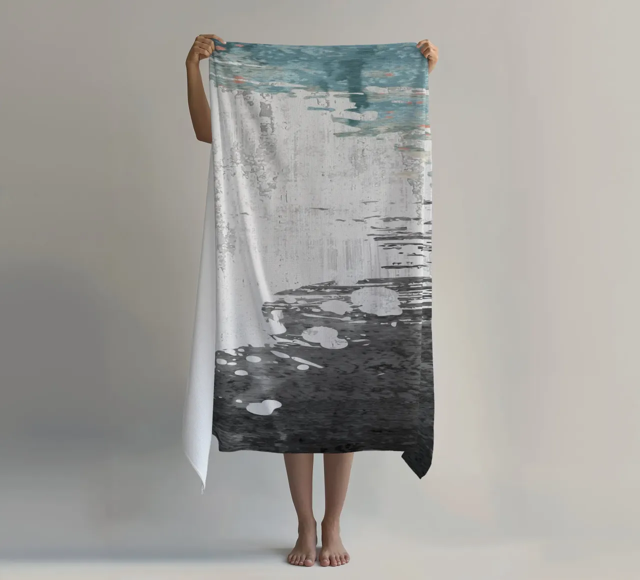 abstract texture fresh telo mare da vintageshop