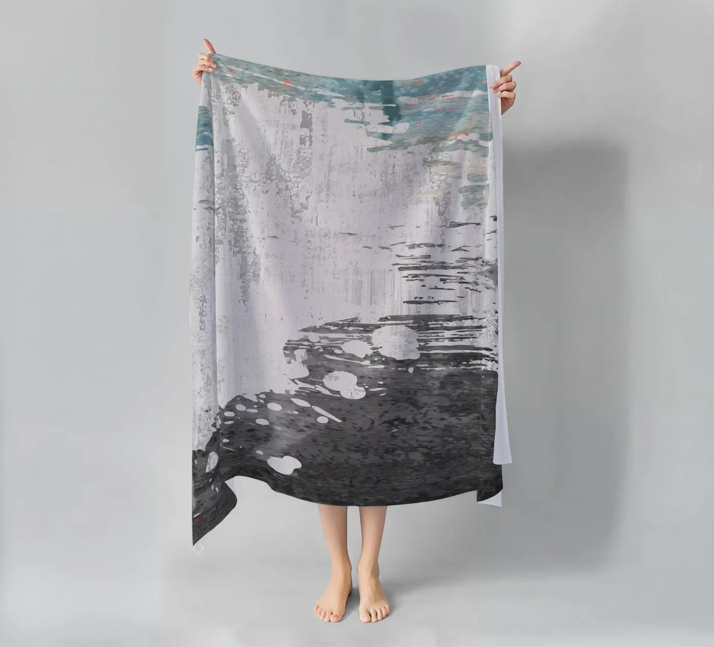 abstract texture fresh telo mare da vintageshop