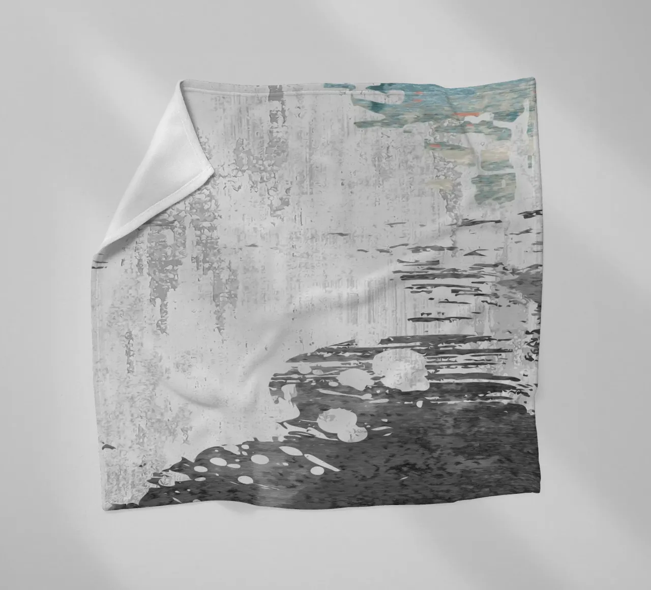 abstract texture fresh coperta in pile da vintageshop