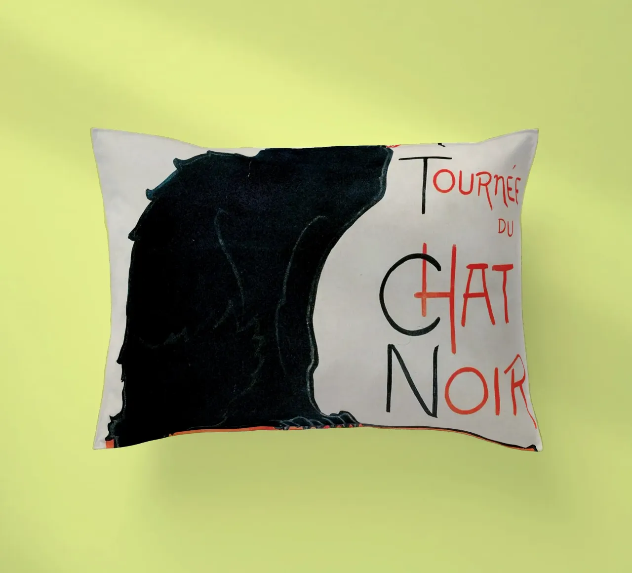 "Tournée du Chat Noir" di Théophile Alexandre Steinlen cuscino da Art History