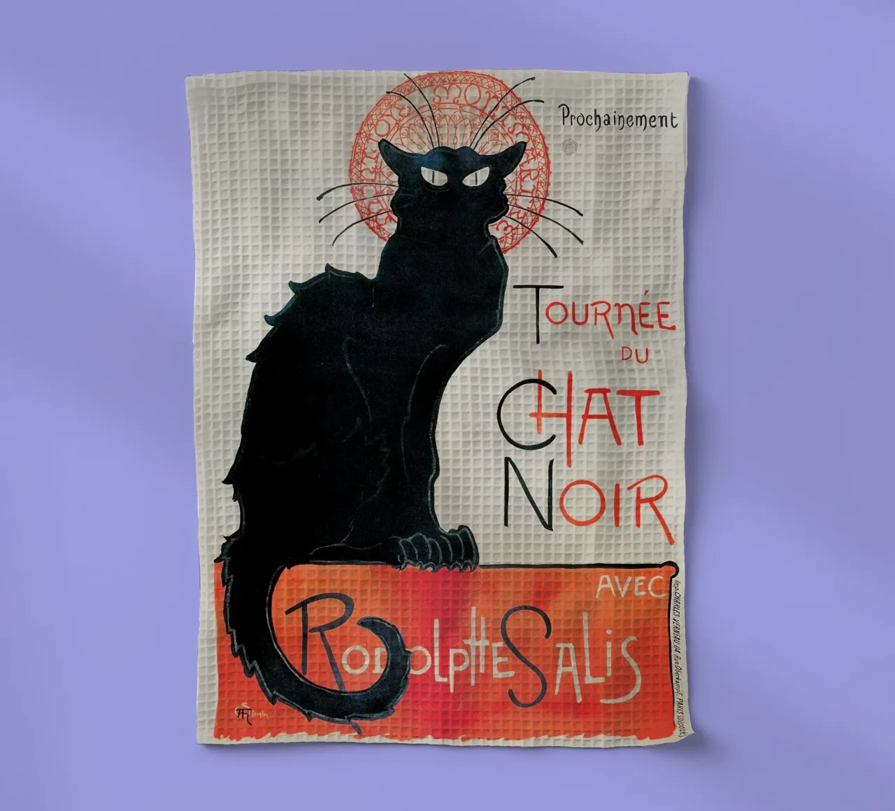 "Tournée du Chat Noir" di Théophile Alexandre Steinlen canovaccio da cucina da Art History