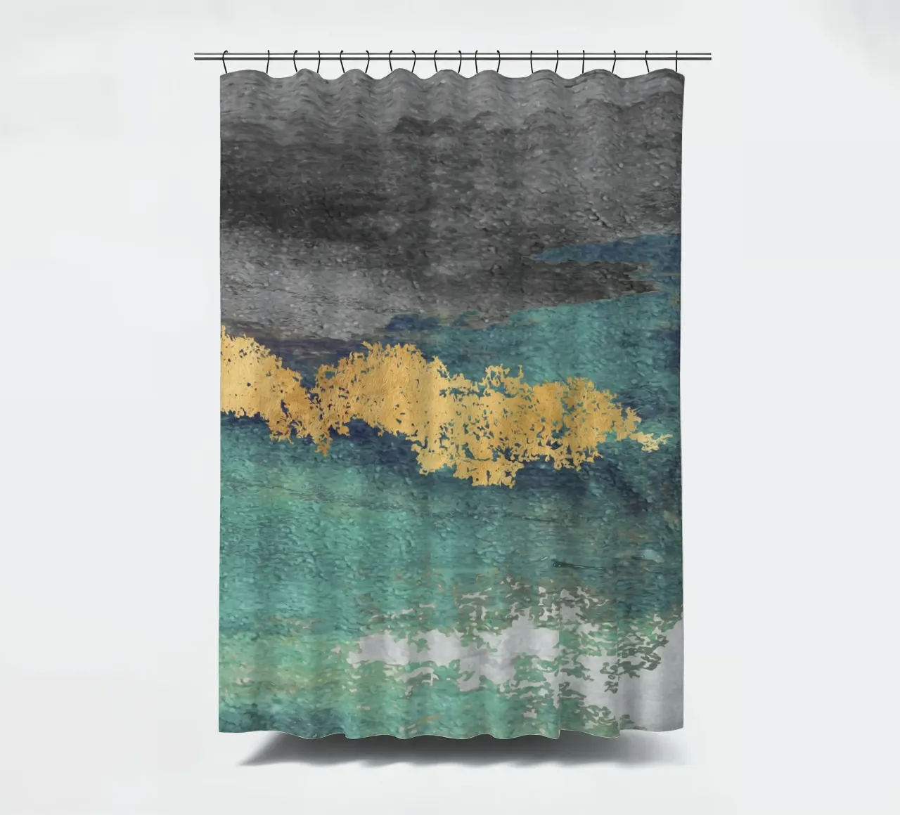 abstract texture gold tenda da doccia da vintageshop