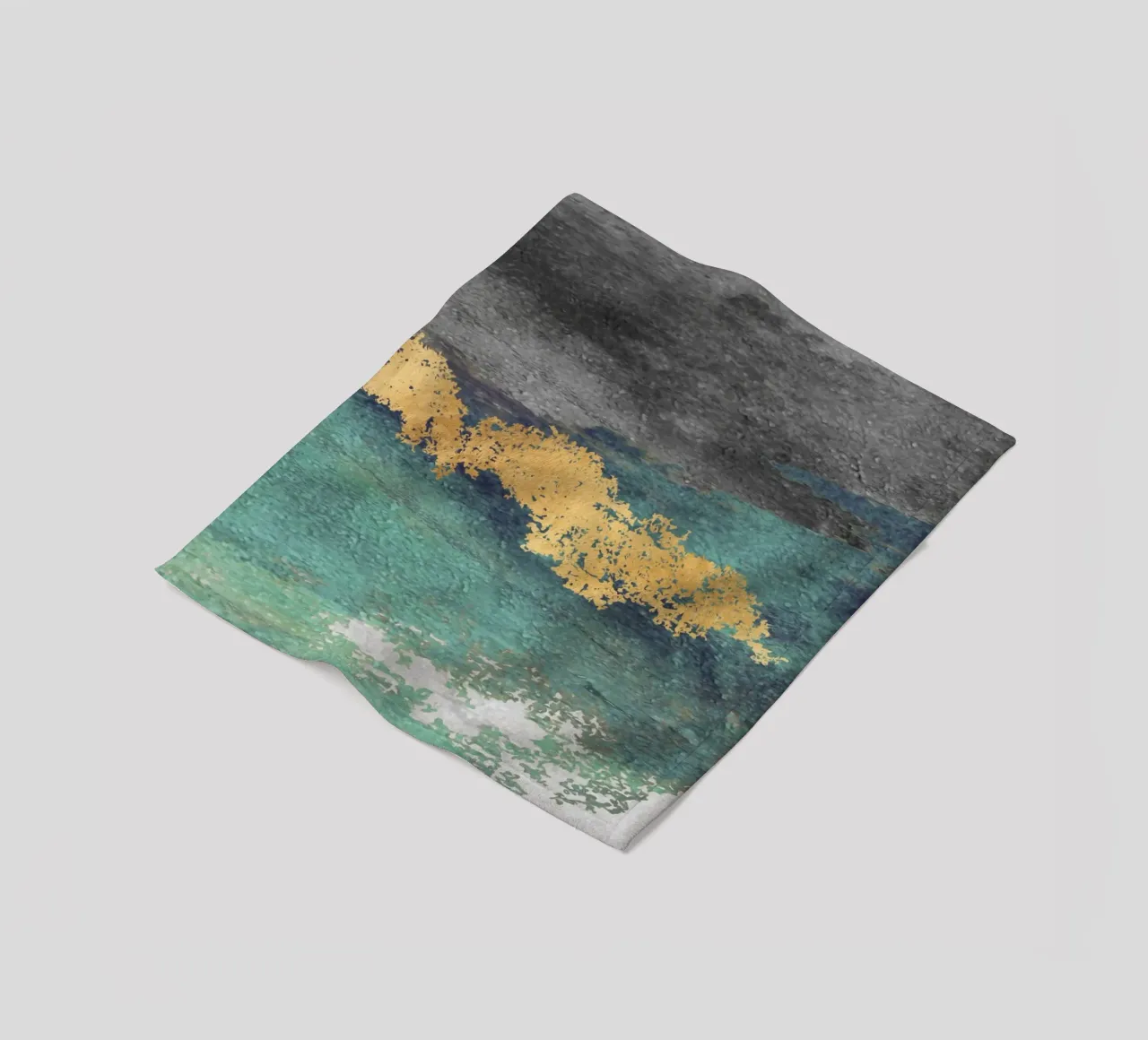 abstract texture gold coperta in pile da vintageshop
