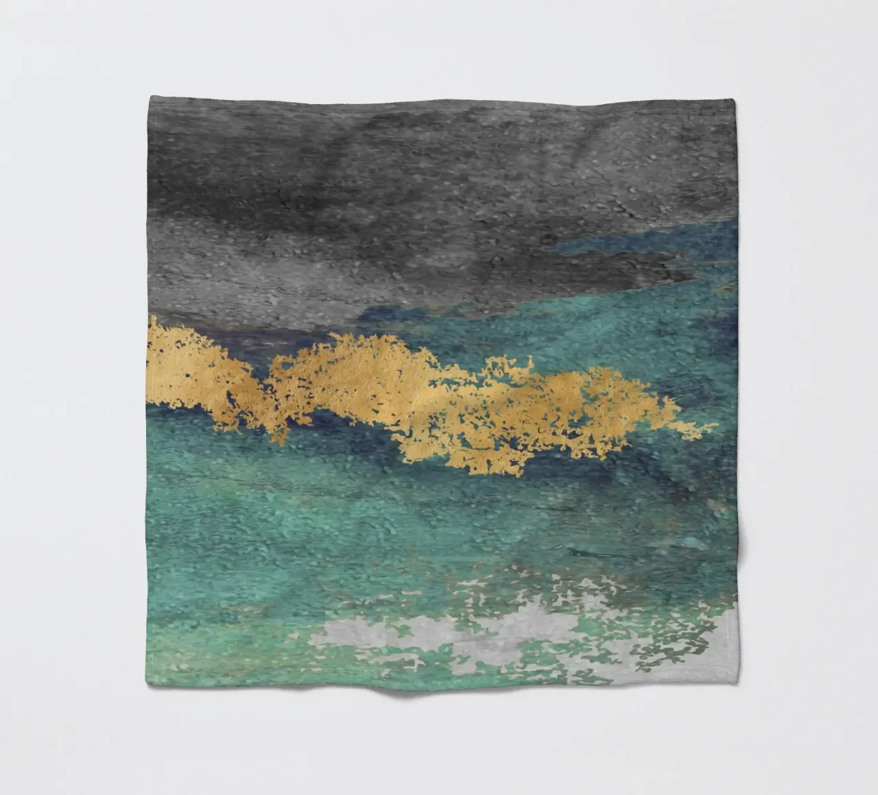 abstract texture gold coperta in pile da vintageshop