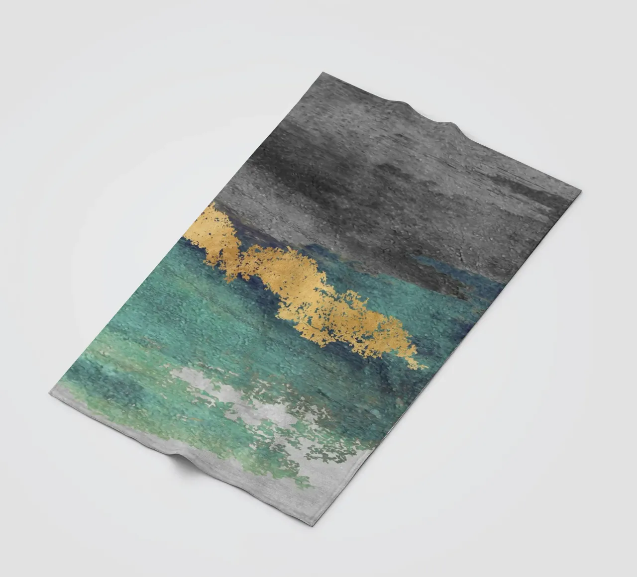 abstract texture gold coperta in pile da vintageshop