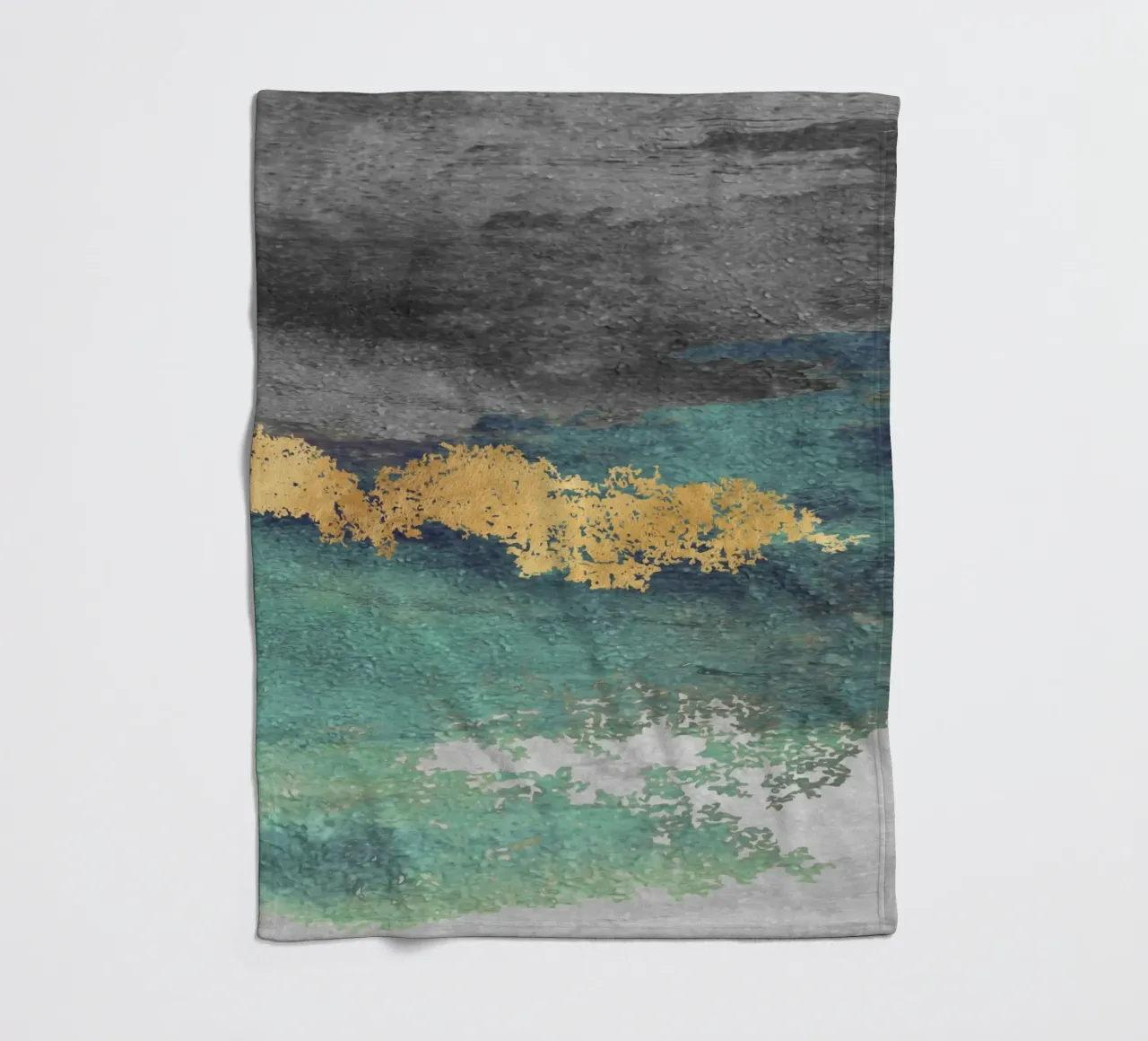 abstract texture gold coperta in pile da vintageshop
