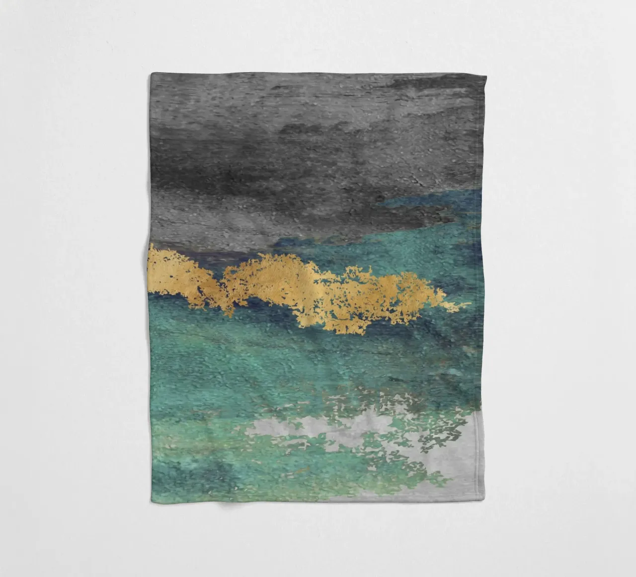 abstract texture gold coperta in pile da vintageshop
