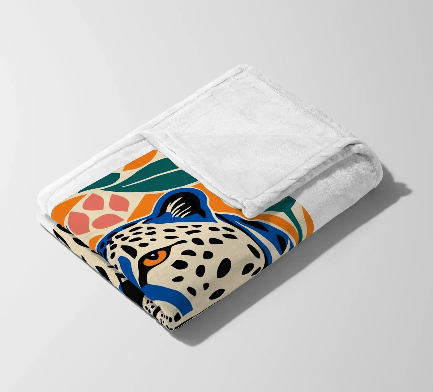 Guépard plaid polaire de Arjun