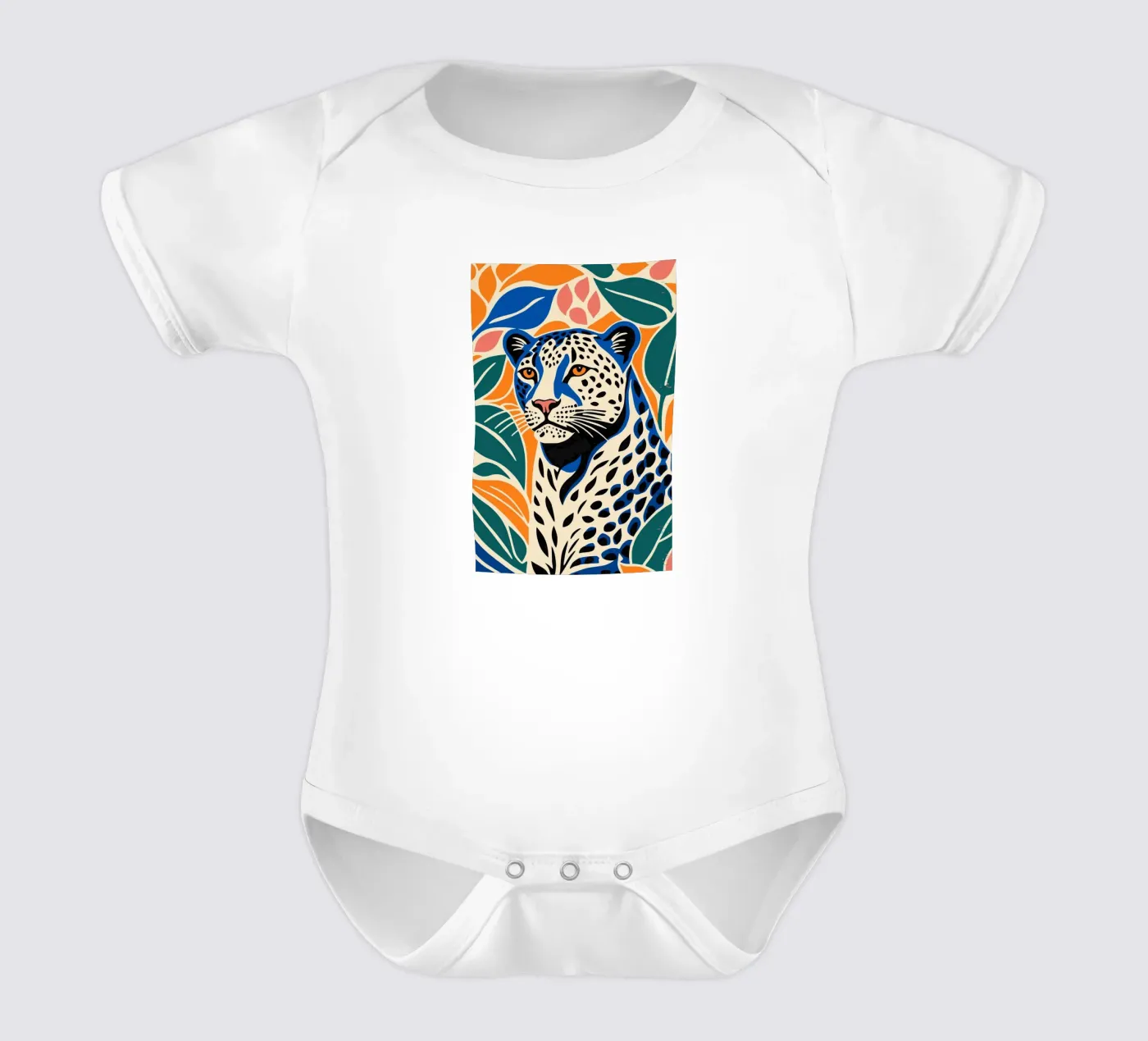 Cheetah body neonato maniche corte da Arjun