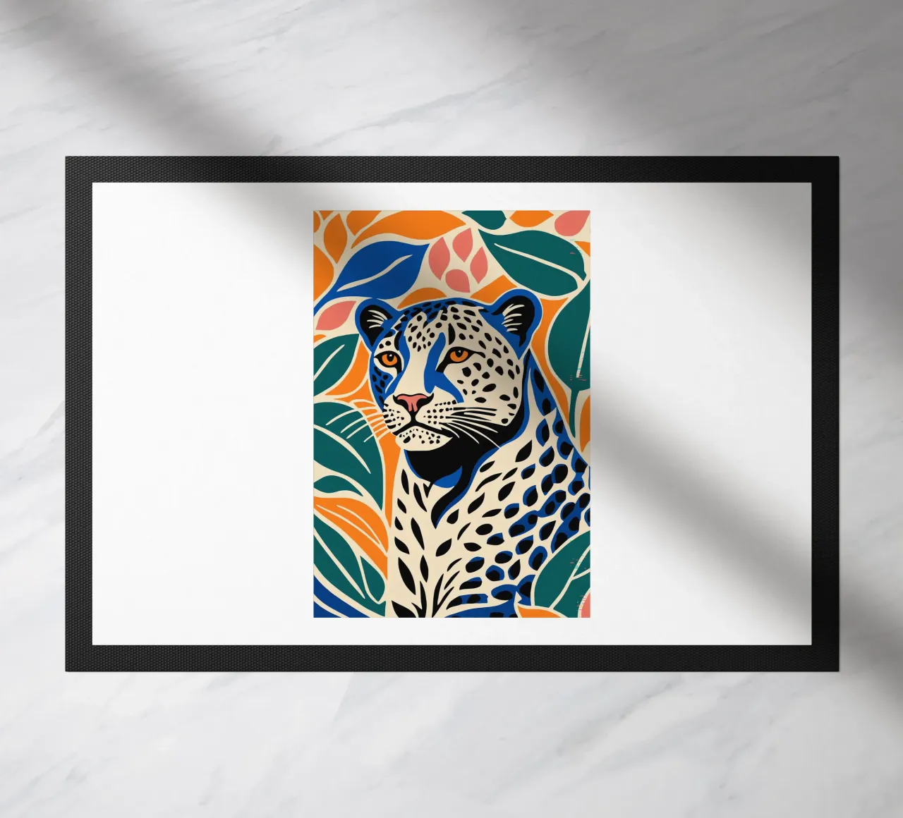 Cheetah doormat by Arjun