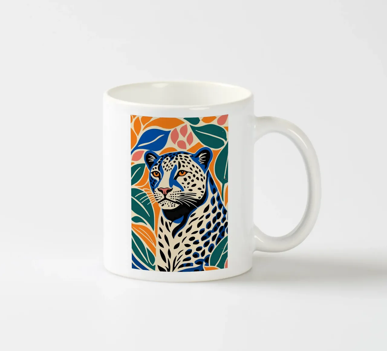 Ghepardo tazza in ceramica da Arjun