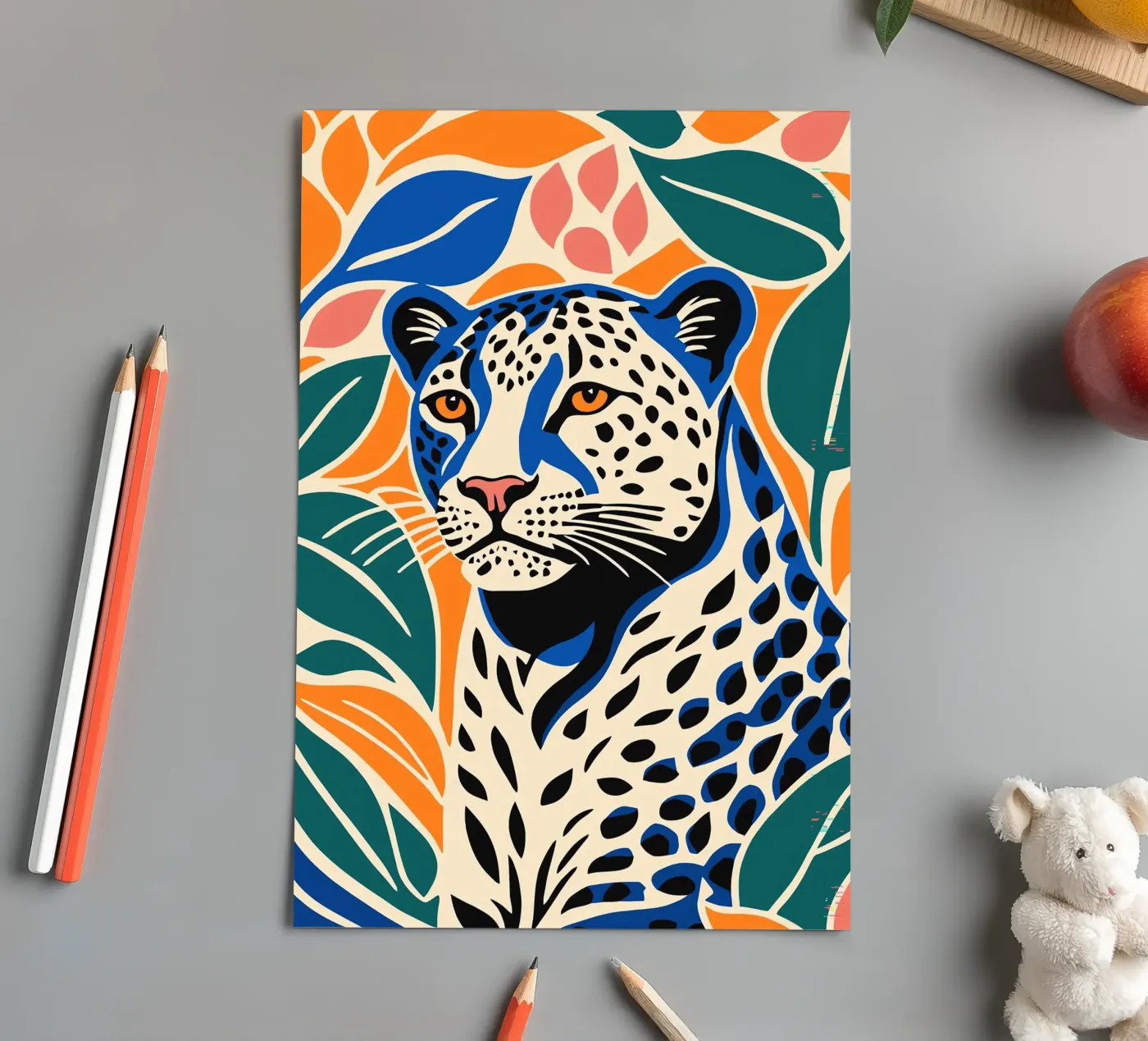 Cheetah sticker sheet by Arjun