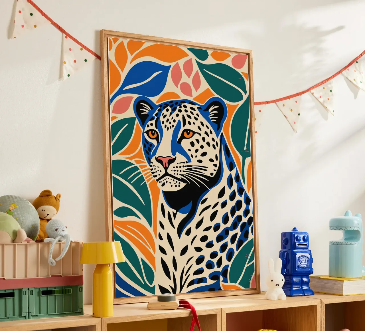 Guépard plexiglas de Arjun