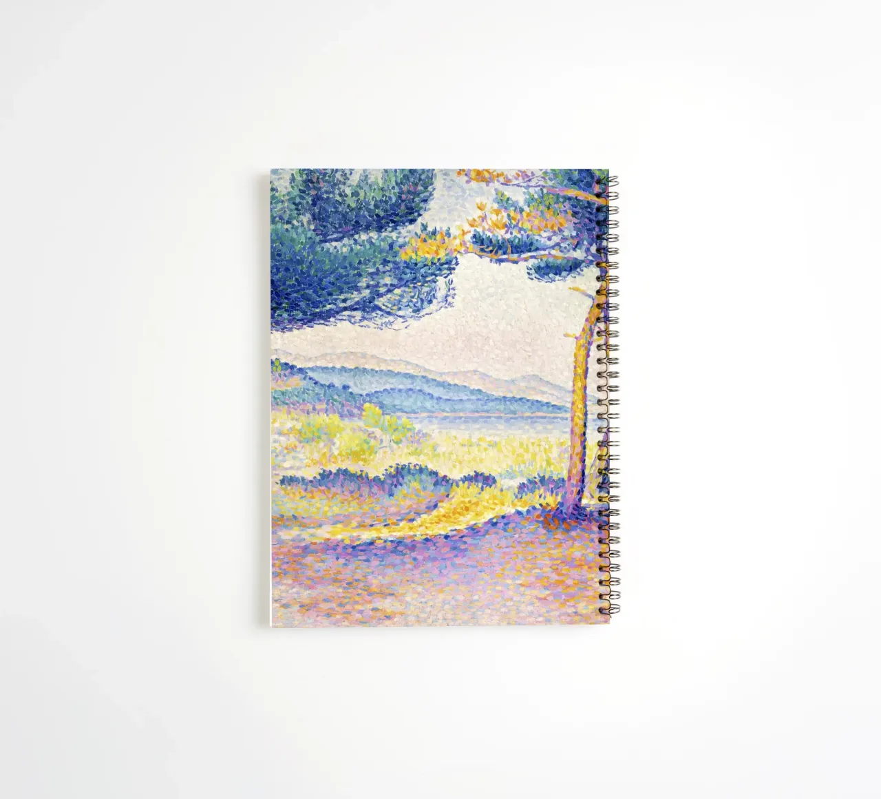 Henri-Edmond Cross’s Pines Along the Shore (1896) spiral notebook by Venus Art