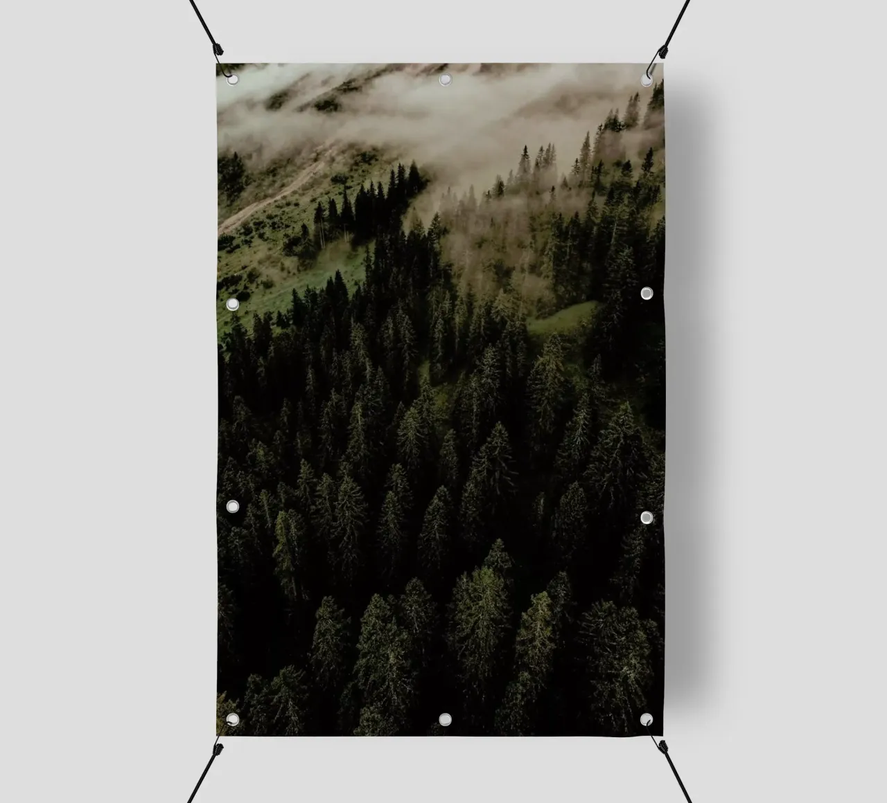 Calm Mornings And Clouds telo in pvc da Sebastian Hilgetag