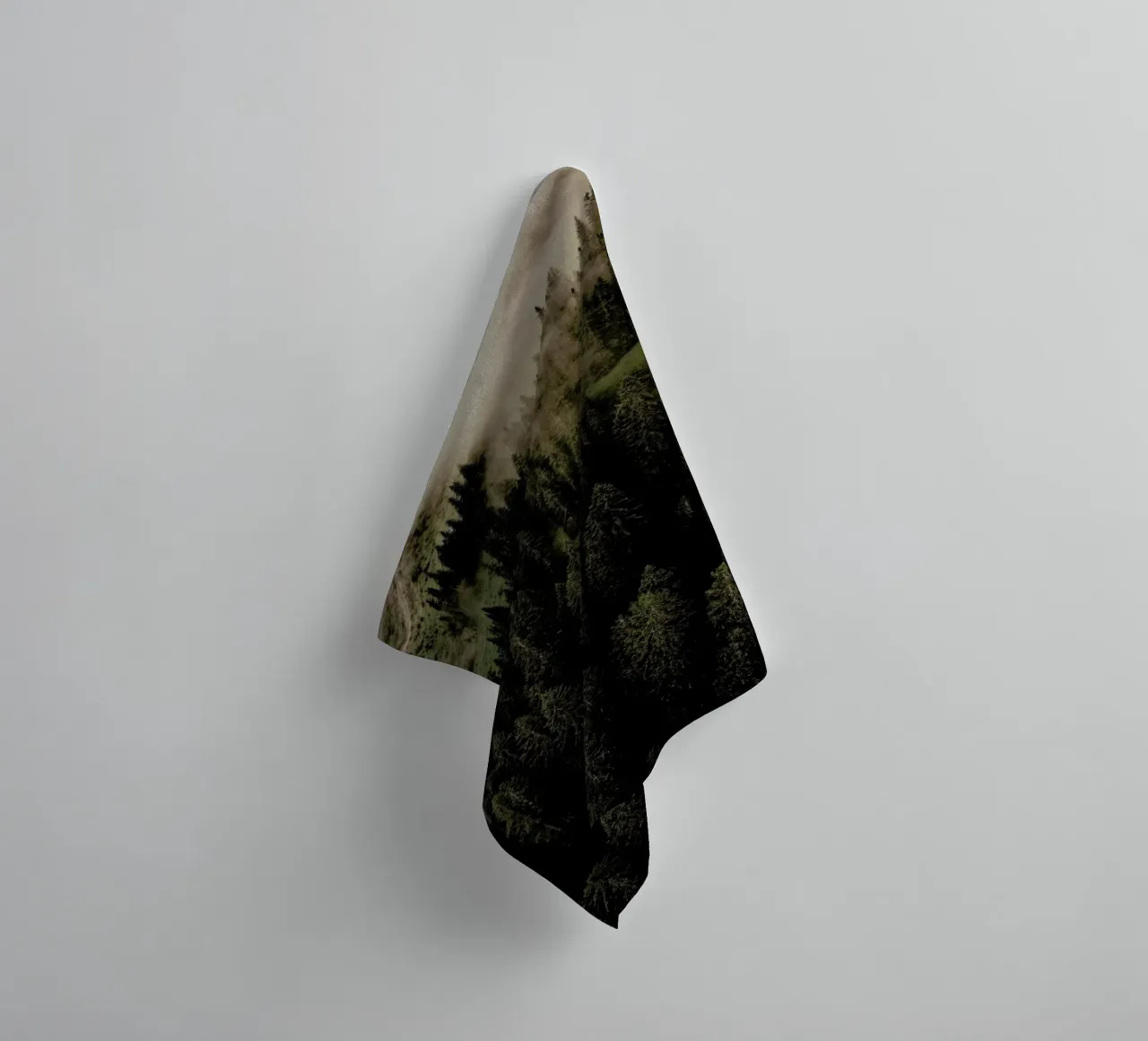 Calm Mornings And Clouds Handtuch von Sebastian Hilgetag