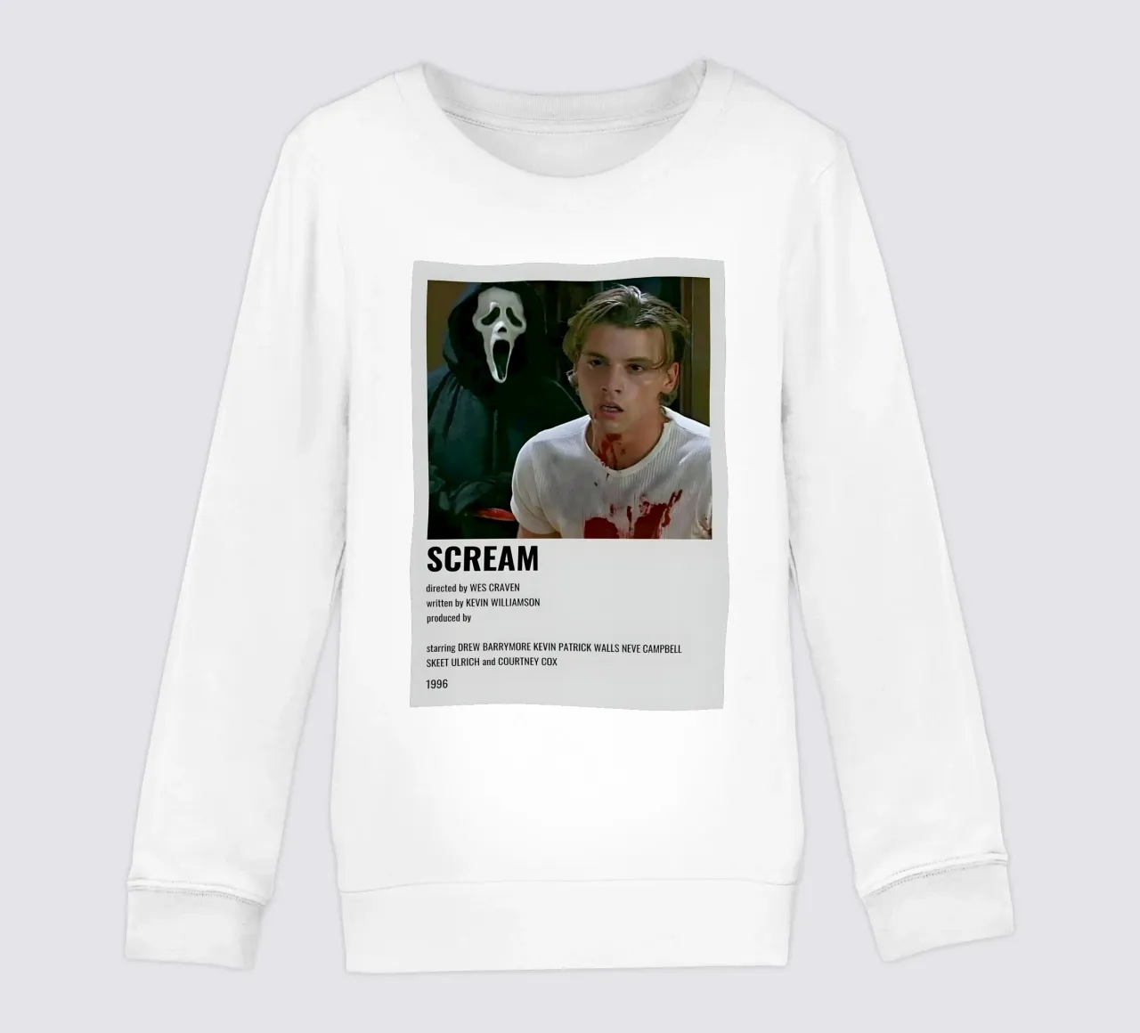 SCREAM felpa bambino da MVFminimalist