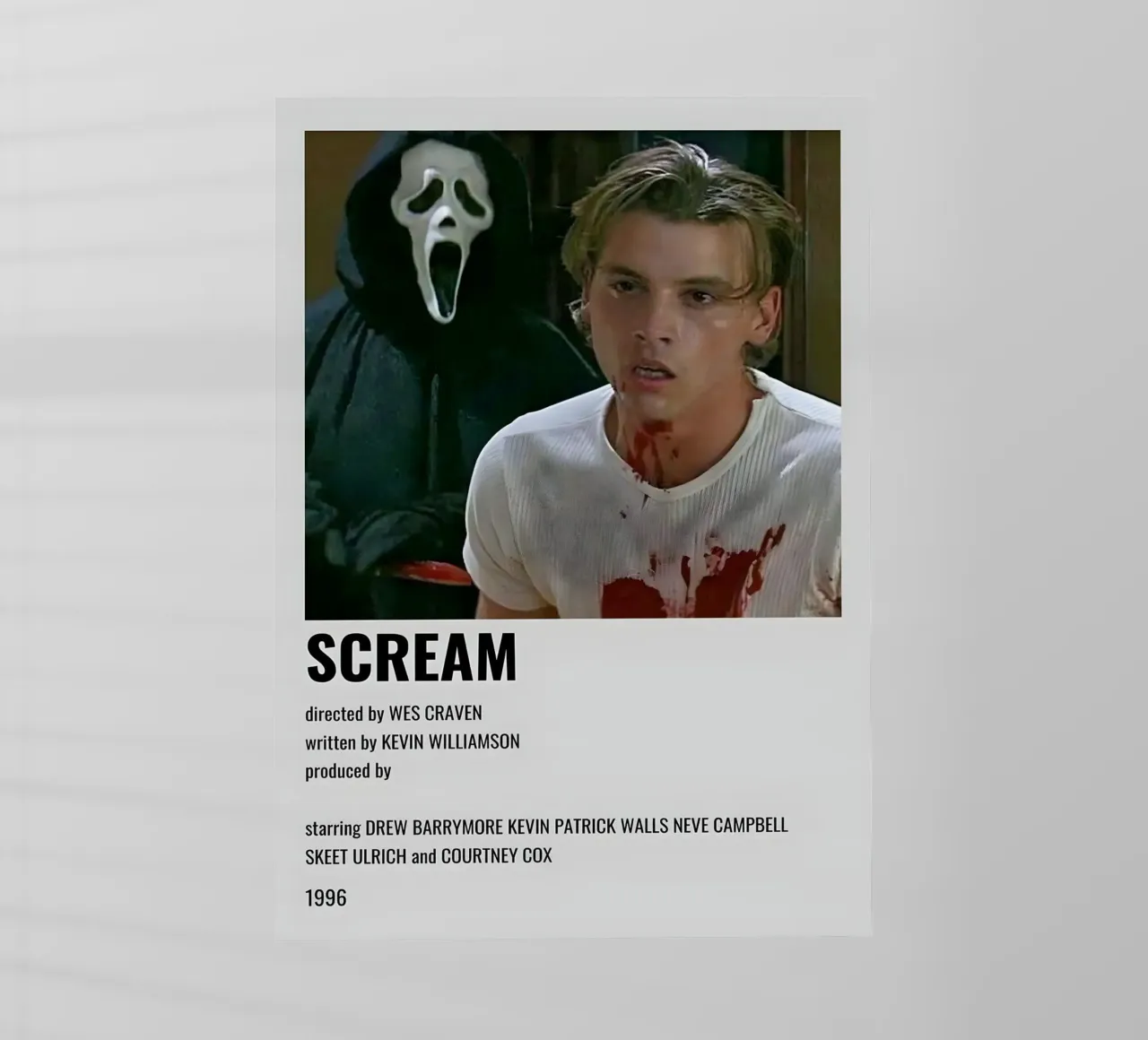 SCREAM pellicola backlit da MVFminimalist