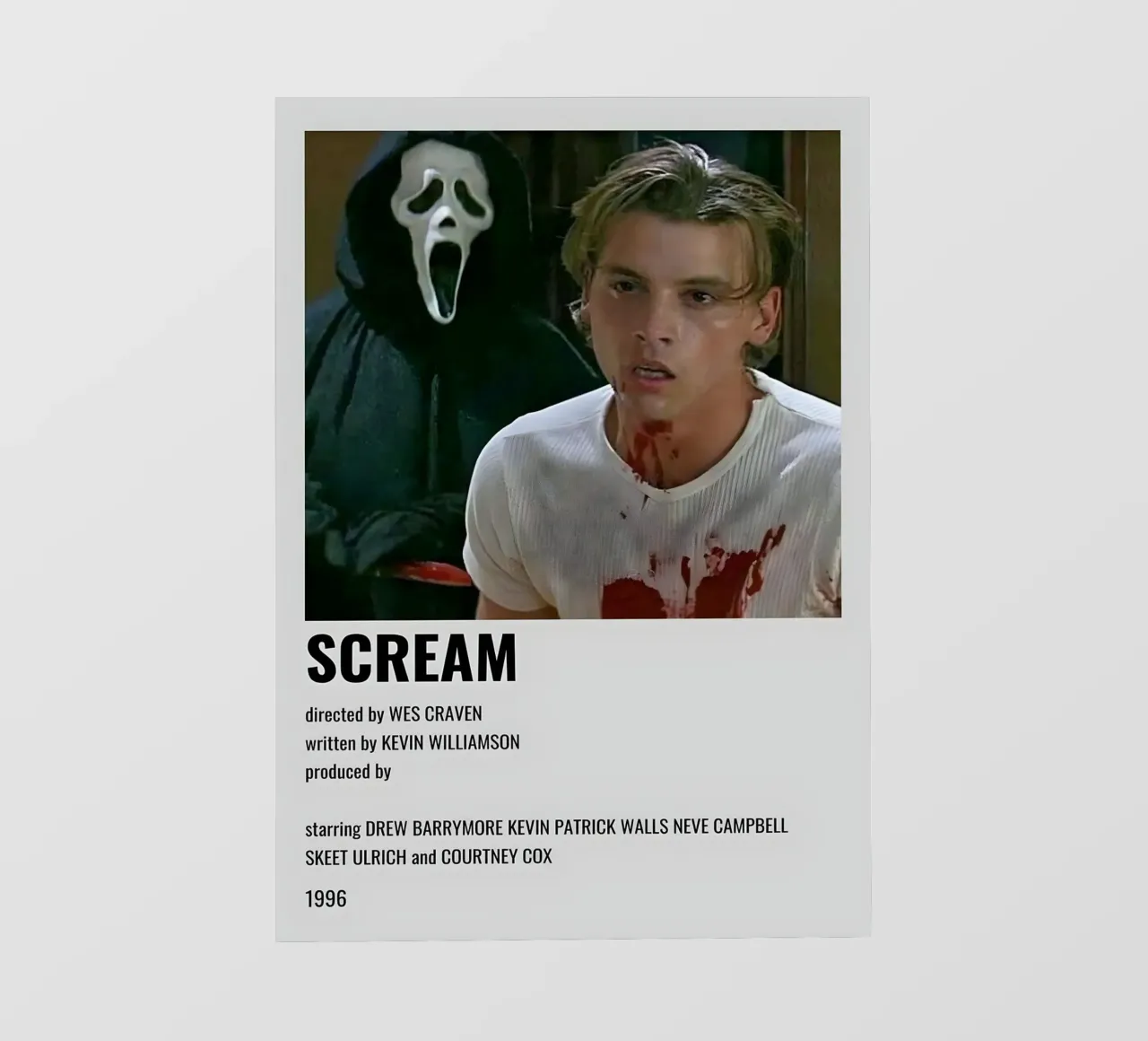 SCREAM fotobehang van MVFminimalist
