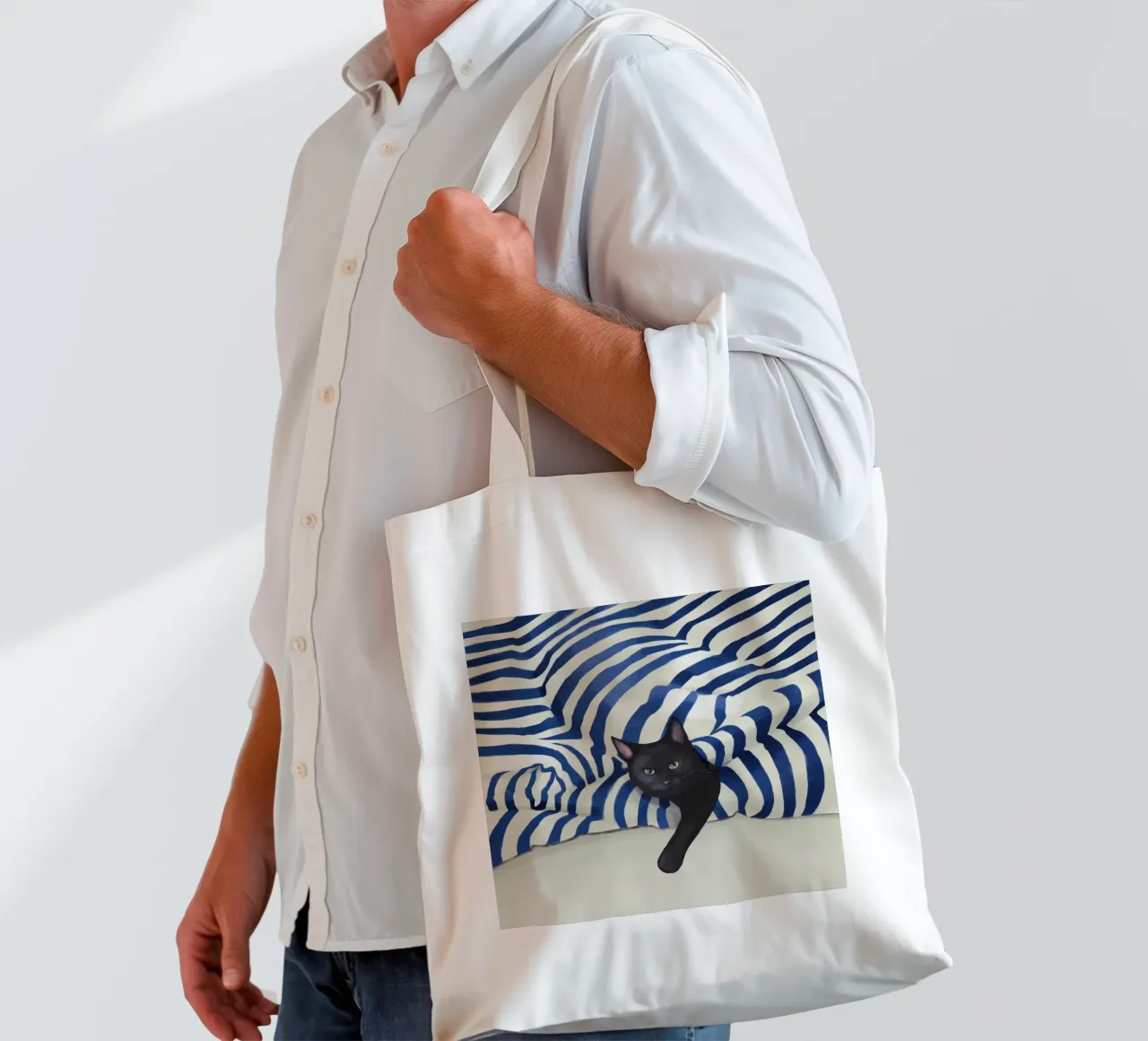 Out of Line borsa in juta da Flow Line