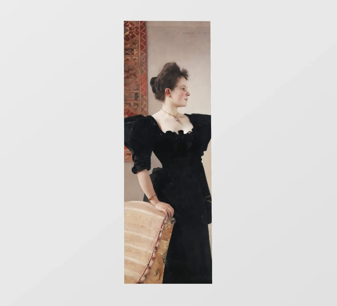 Gustav Klimts Portret van een dame backlit folie van Gustav Klimt ART Prints