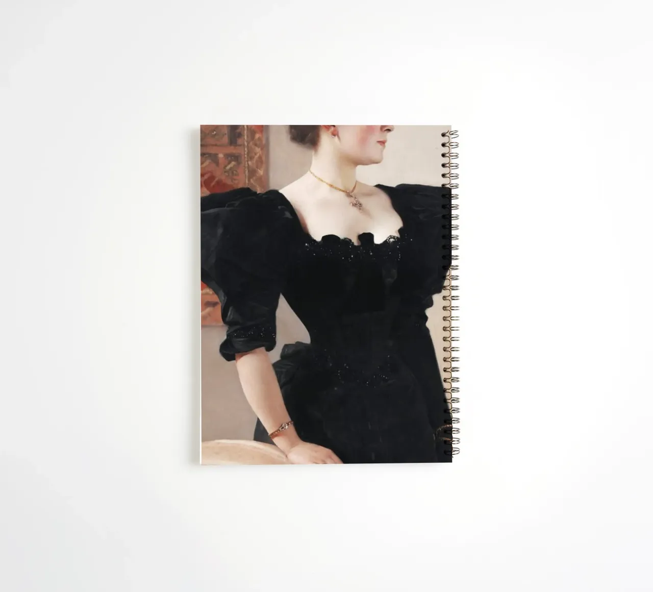 Gustav Klimts Portret van een dame notitieboek met spiraal van Gustav Klimt ART Prints