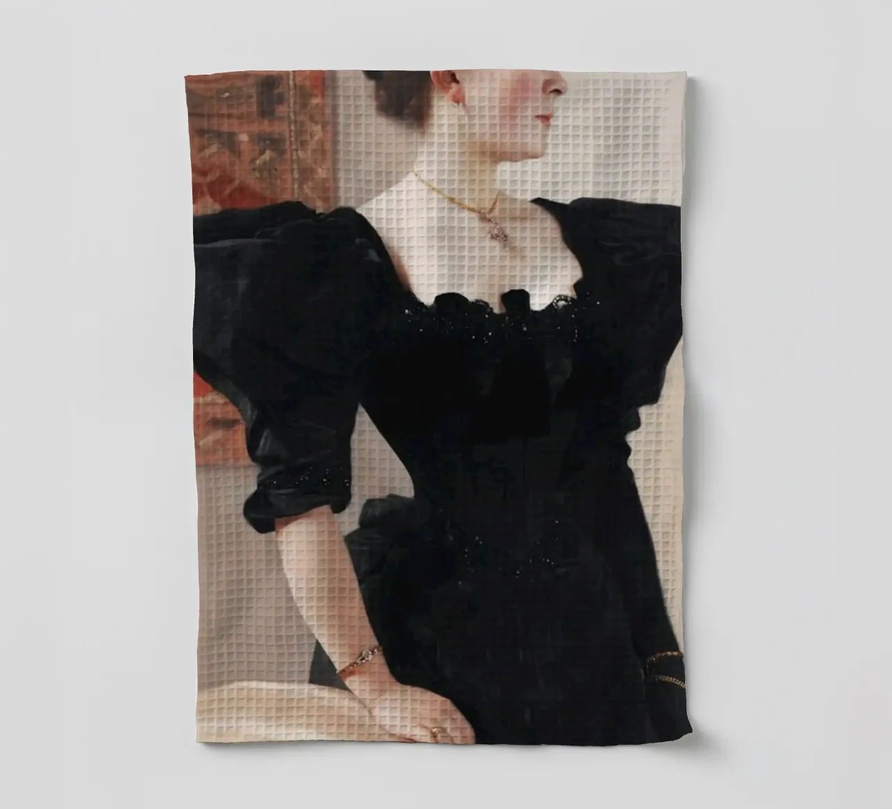 Le portrait d'une dame de Gustav Klimt torchon de Gustav Klimt ART Prints