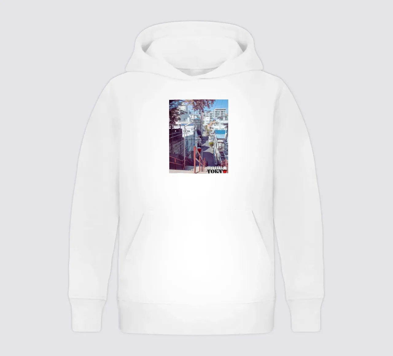 Your Name Stairs Tokyo felpa bambino con cappuccio da Cinema East