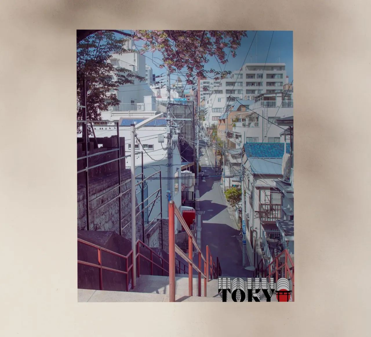Your Name Stairs Tokyo pellicola backlit da Cinema East