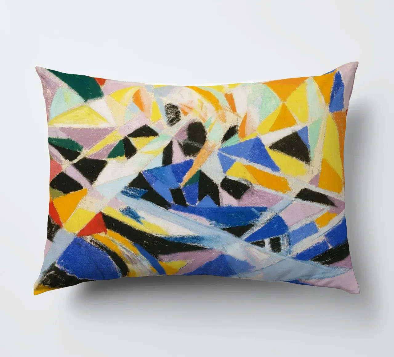 La composizione futurista di Joseph Stella cuscino da Venus Art
