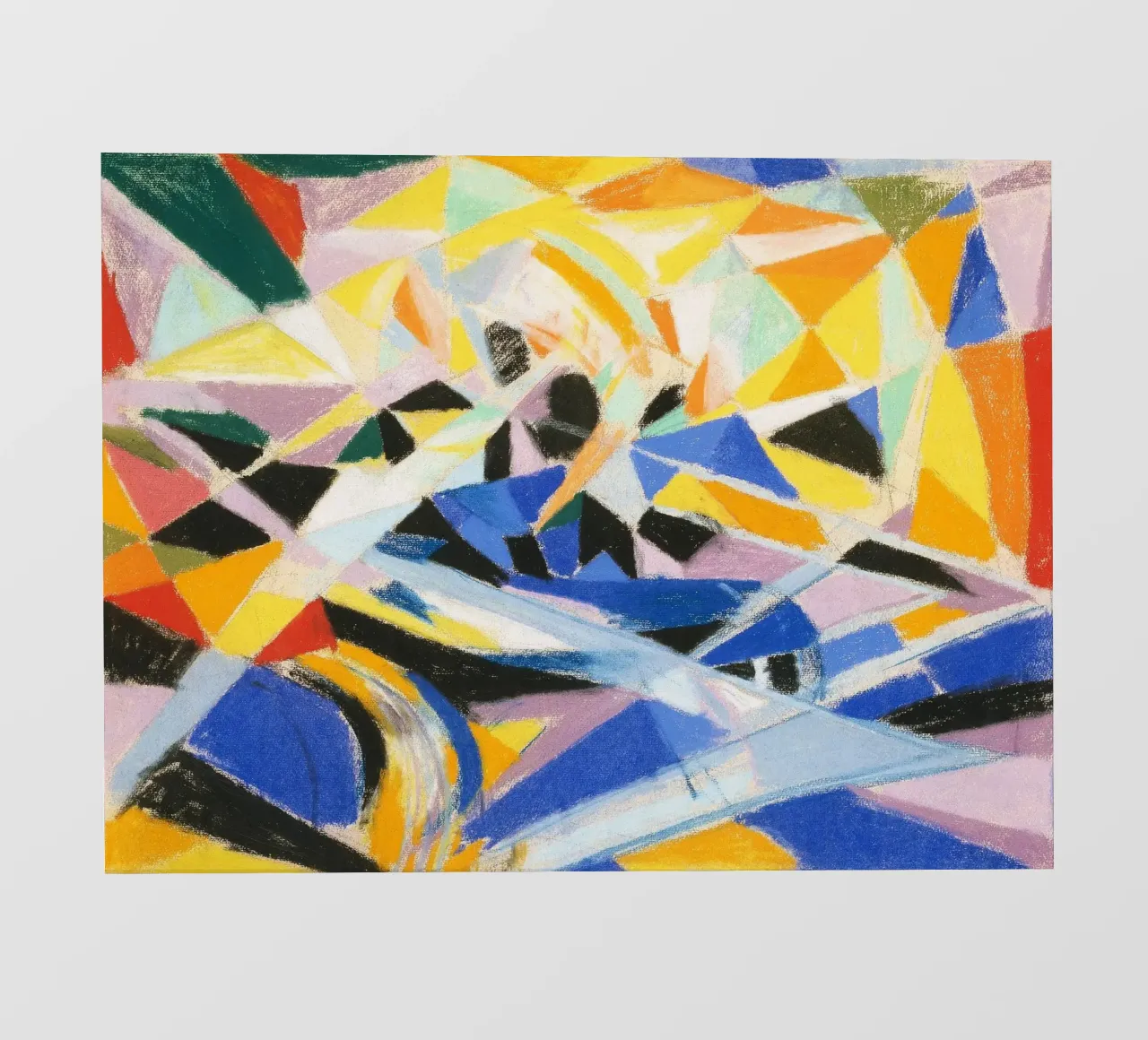 La composizione futurista di Joseph Stella telo in pvc da Venus Art