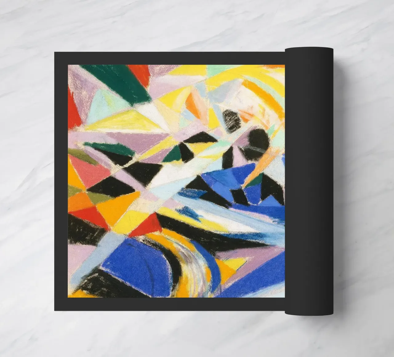La composizione futurista di Joseph Stella zerbino da Venus Art