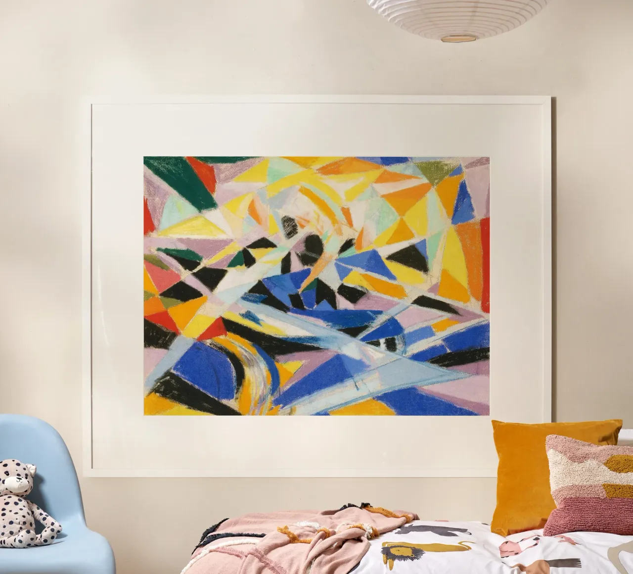 La composición futurista de Joseph Stella hahnemühle de Venus Art