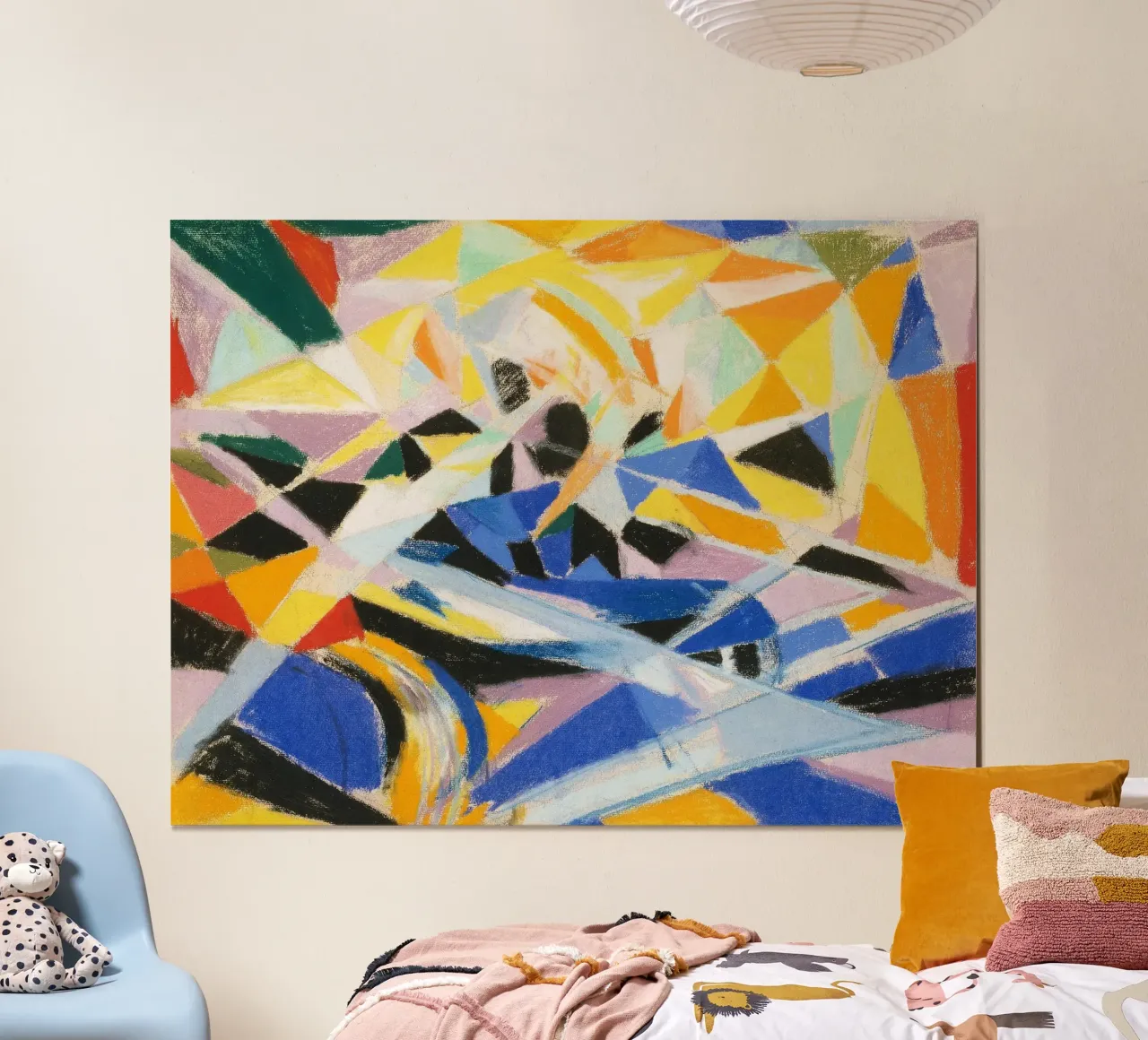 La composición futurista de Joseph Stella hahnemühle de Venus Art
