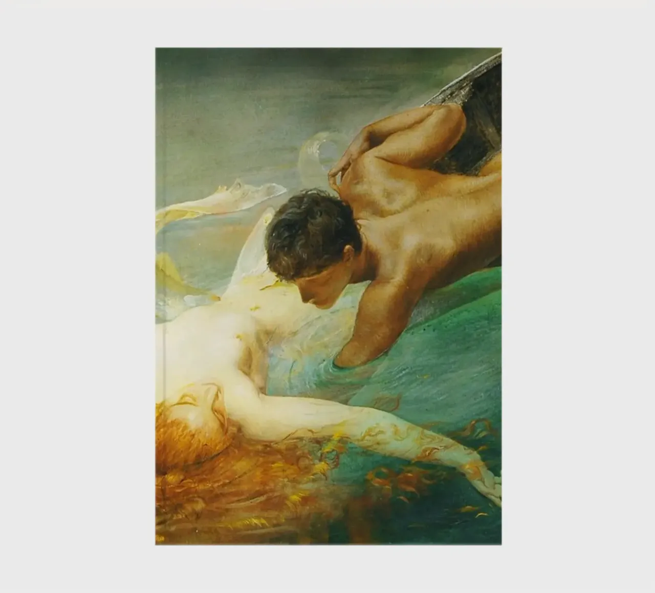 The Siren in the Green Abyss by Giulio Aristide Sartorio notebook by Art History