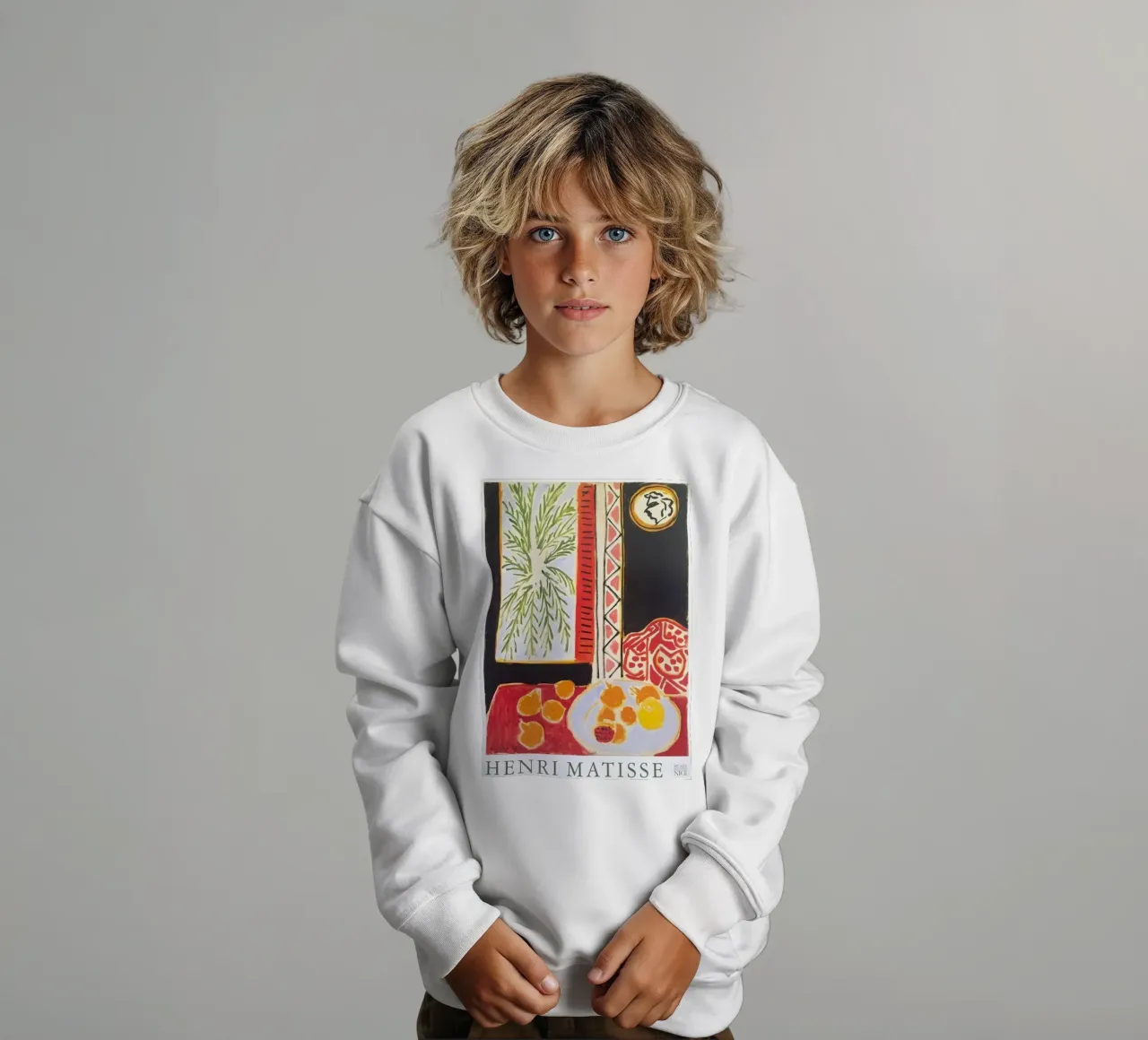 frutta in tavola felpa bambino da sazkia art