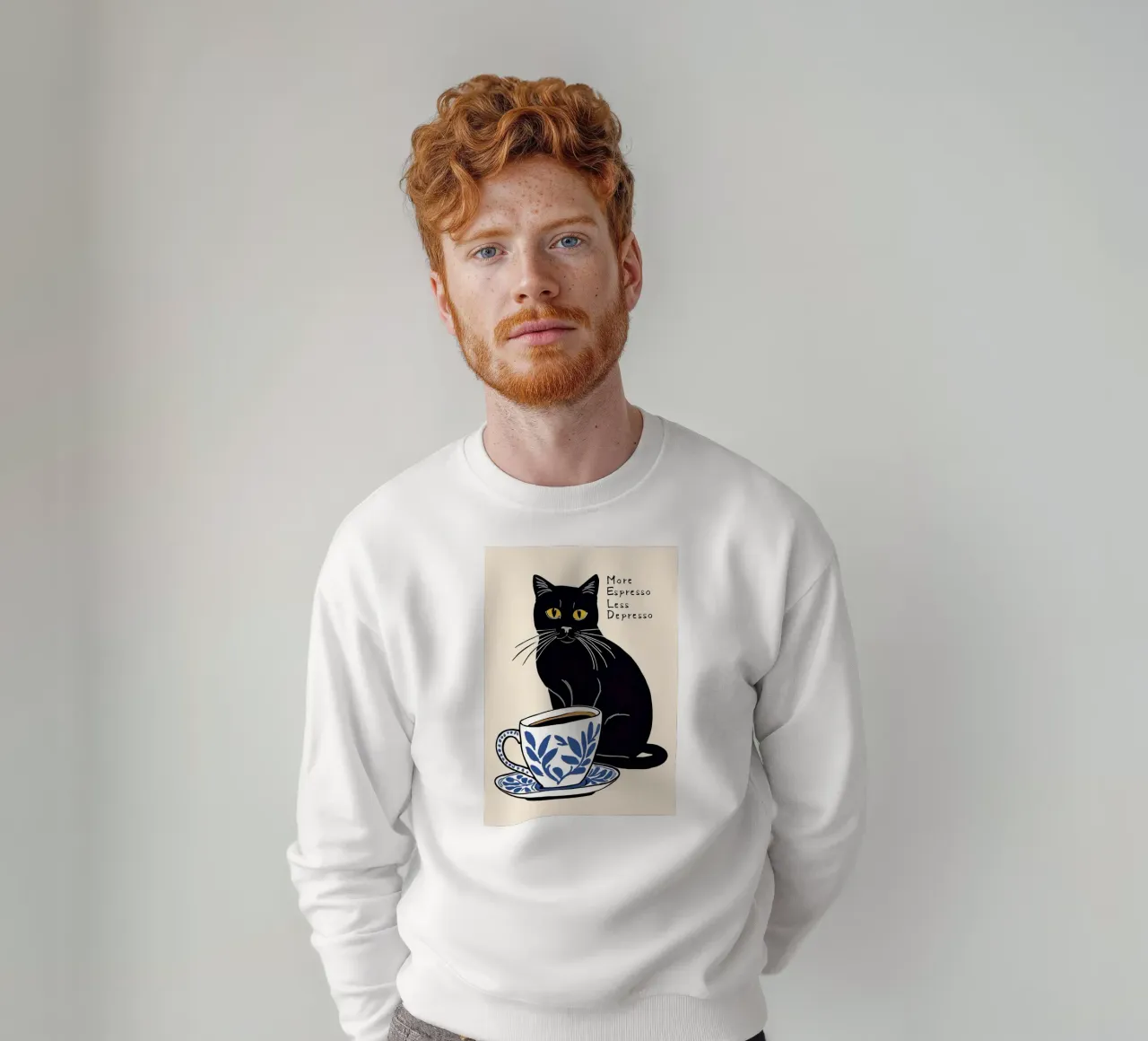 Más Espresso Menos Depresso sudadera de Arjun
