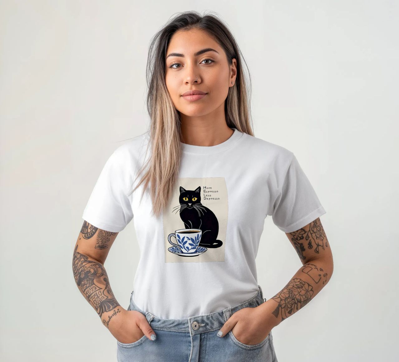 More Espresso Less Depresso t-shirt da Arjun
