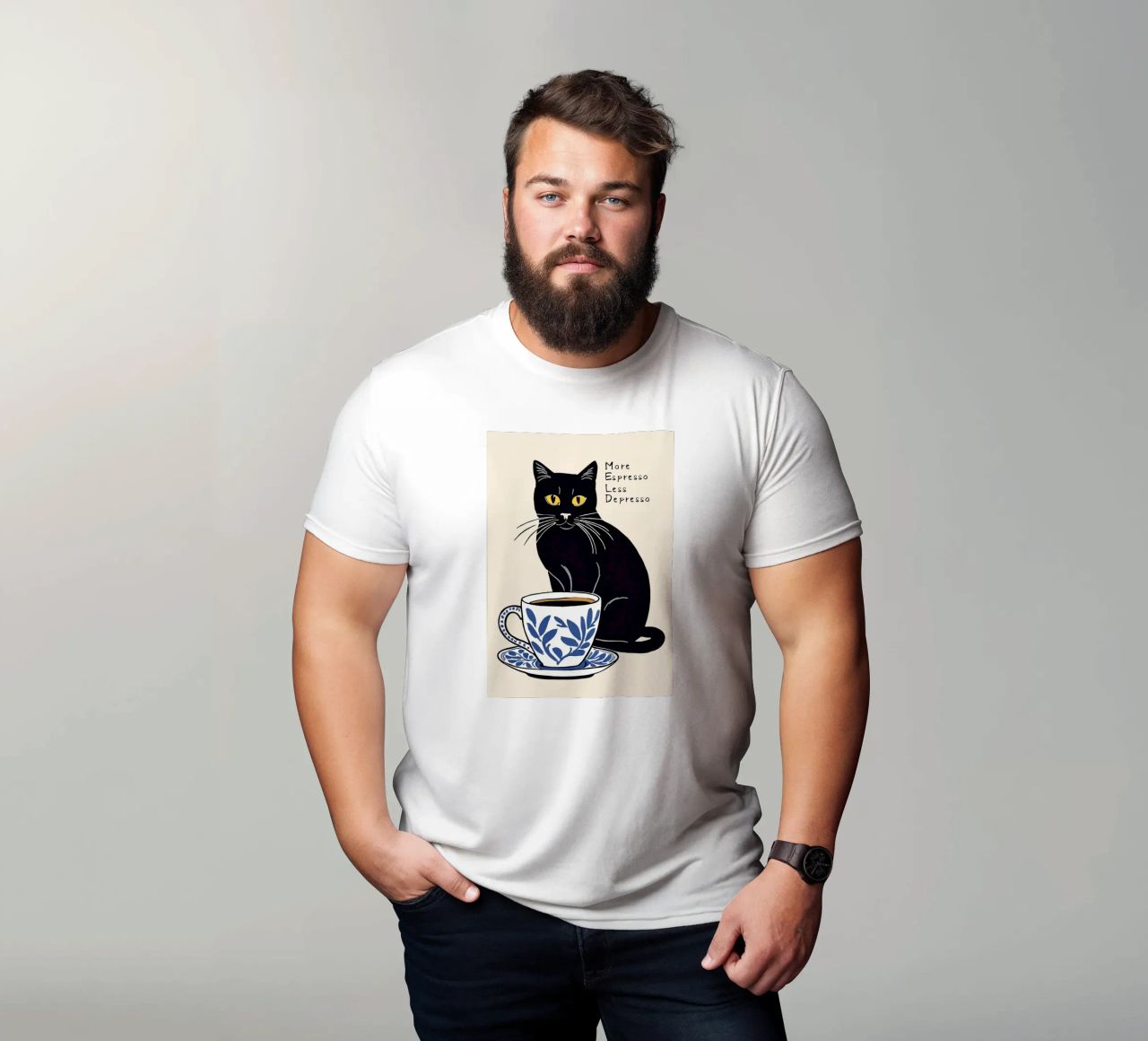 More Espresso Less Depresso t-shirt da Arjun